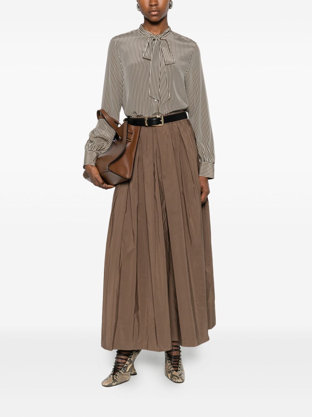 'S Max Mara Gonna midi plissettata