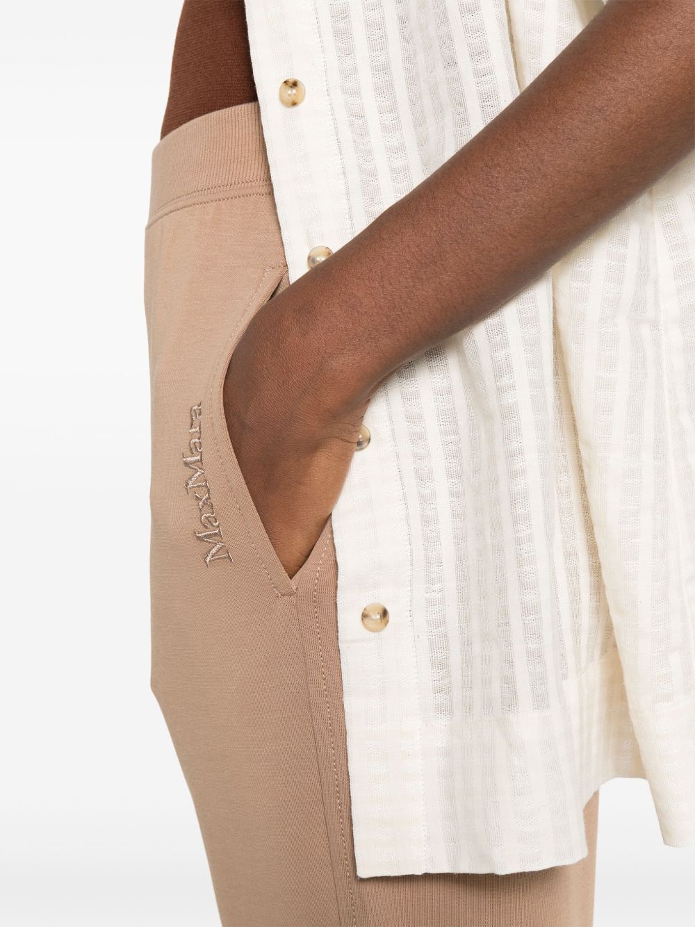 'S Max Mara
Pantaloni sportivi con logo ricamato