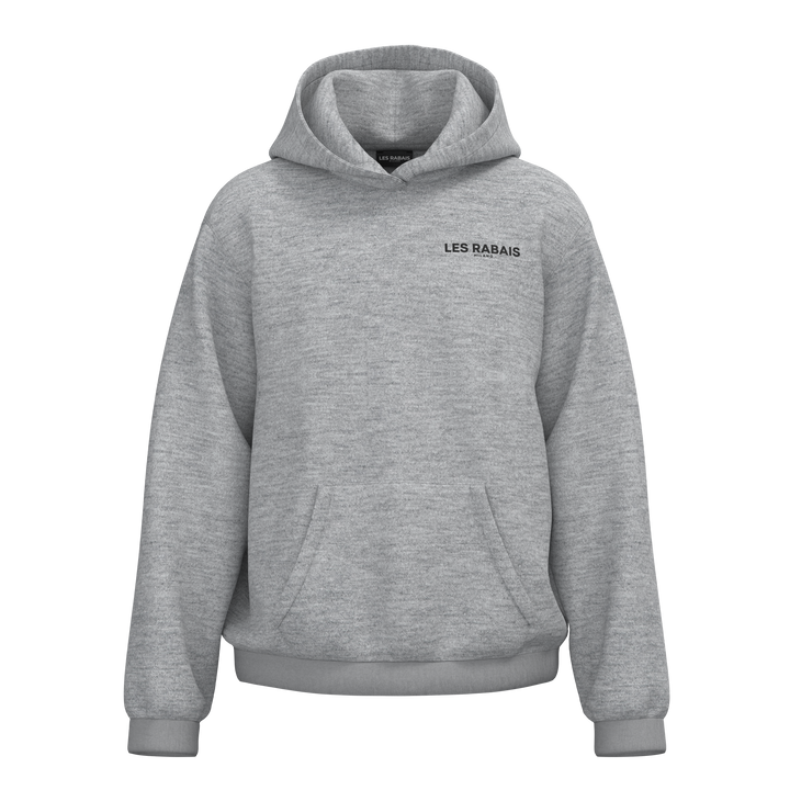 Les Rabais Milano Felpa con logo lato cuore grey