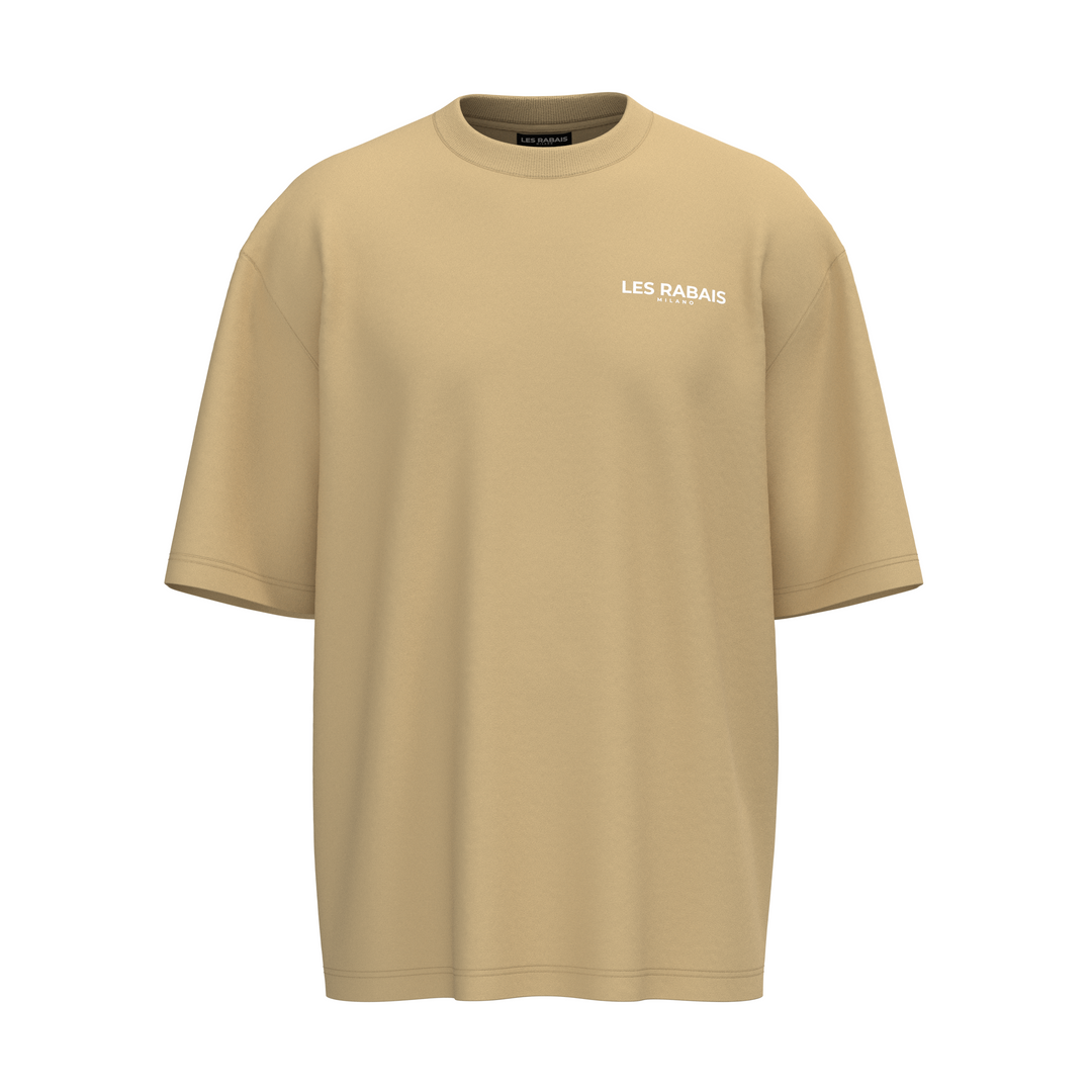 Les Rabais Milano T-Shirt con logo lato cuore