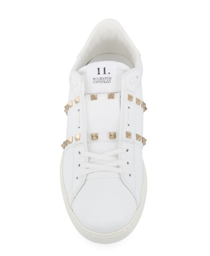VALENTINO GARAVANI SNEAKERS ROCKSTUD UNTITLED IN PELLE