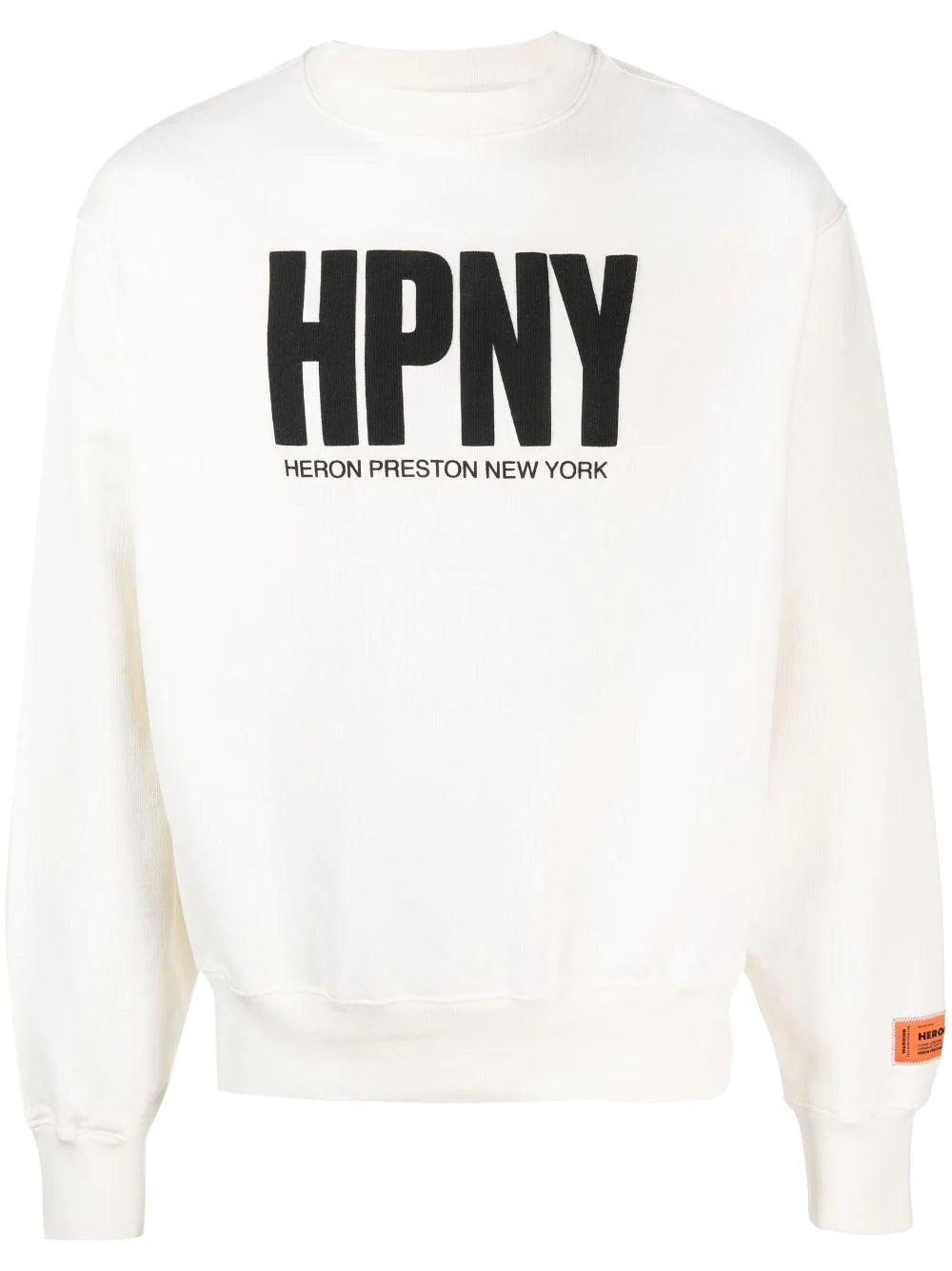 HERON PRESTON
Felpa cotone bianco