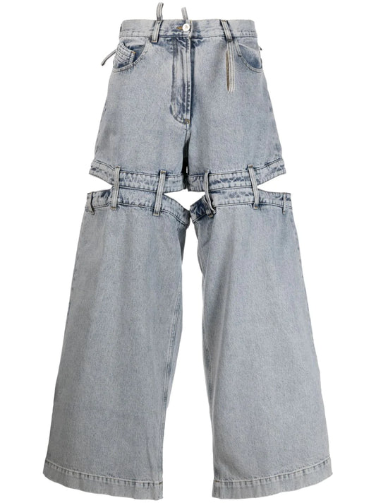THE ATTICO
Jeans cotone blu