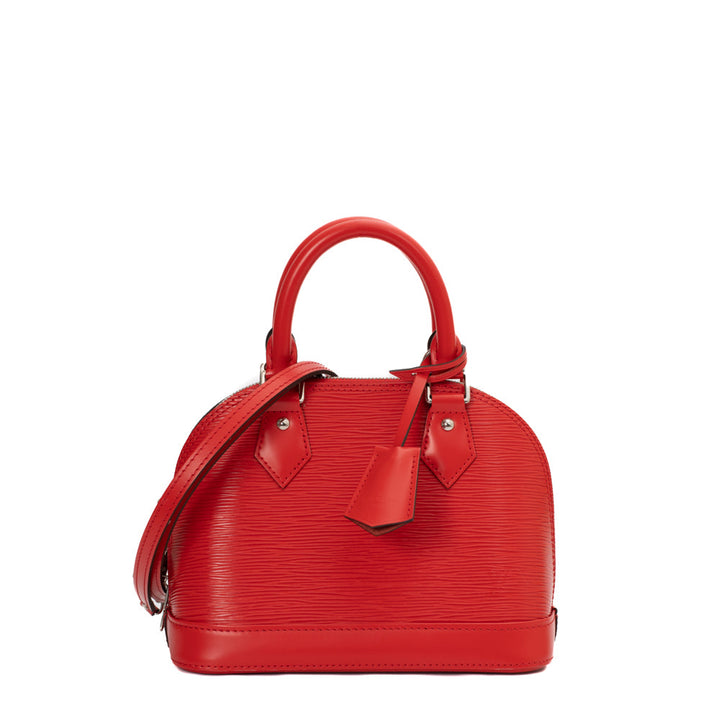 Borsa Alma in pelle rossa