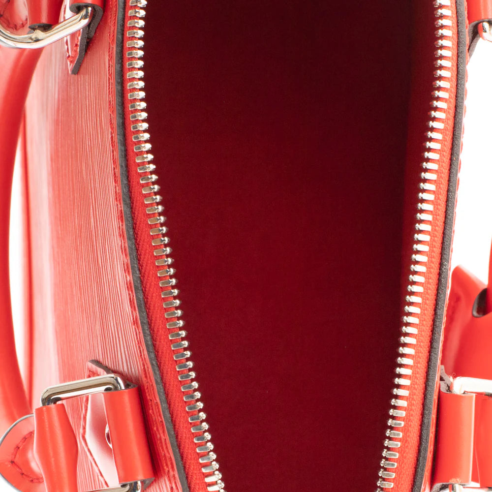 Borsa Alma in pelle rossa