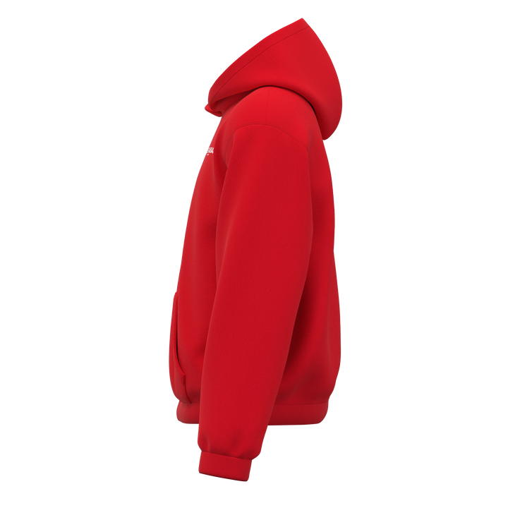 Les Rabais Milano Felpa con logo lato cuore red