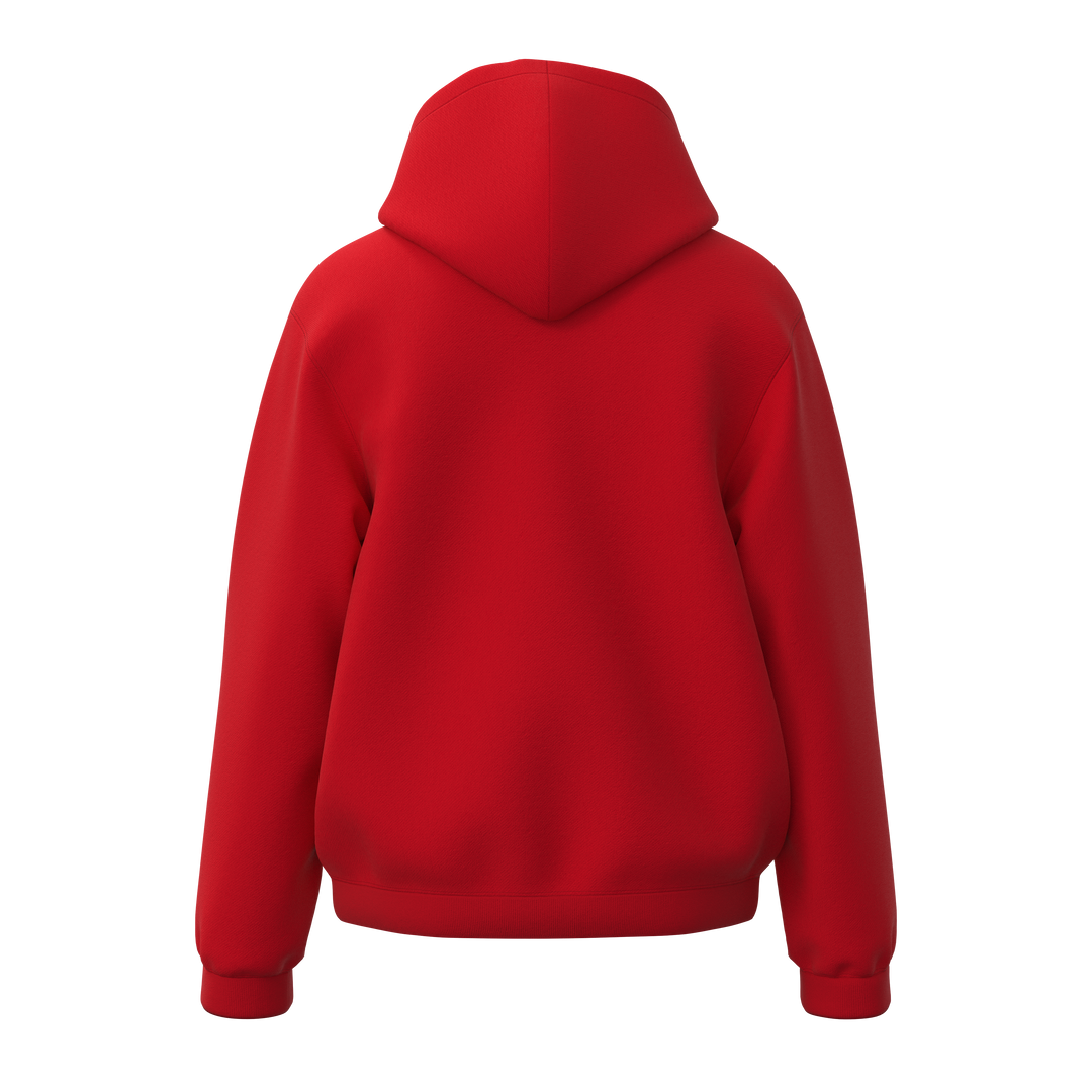 Les Rabais Milano Felpa con logo lato cuore red