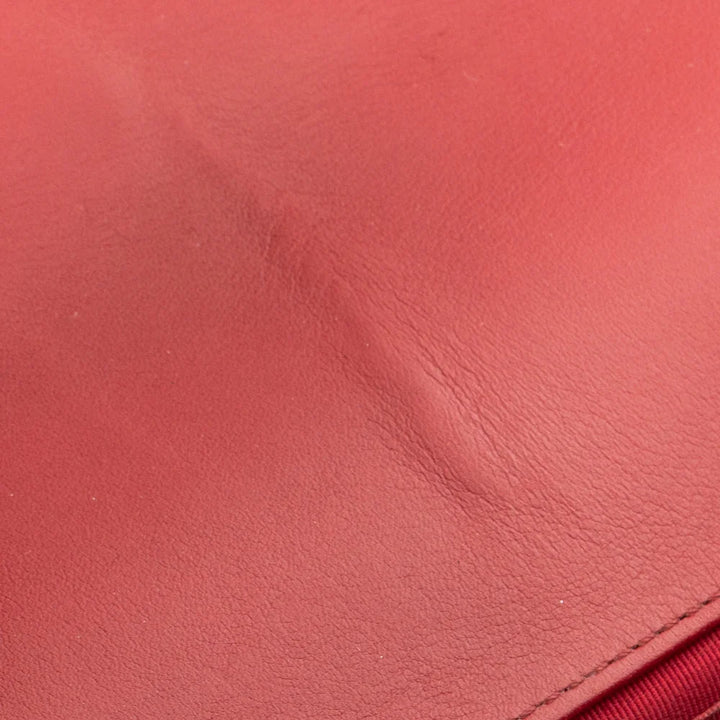 Borsa Boy Medium in pelle rossa