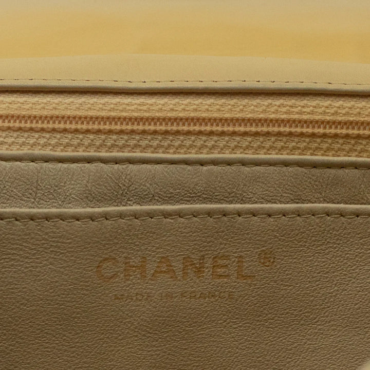 Sacco Timeless Jumbo in pelle beige