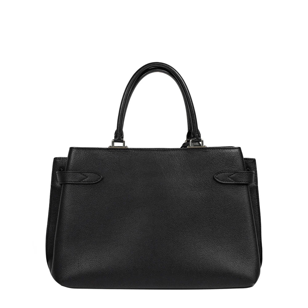 Borsa Lockme Day in pelle nera