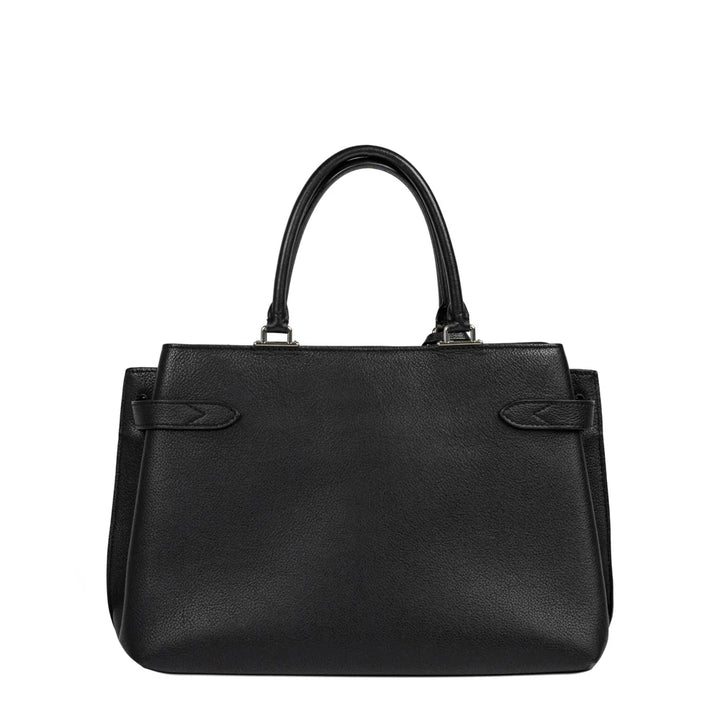 Borsa Lockme Day in pelle nera