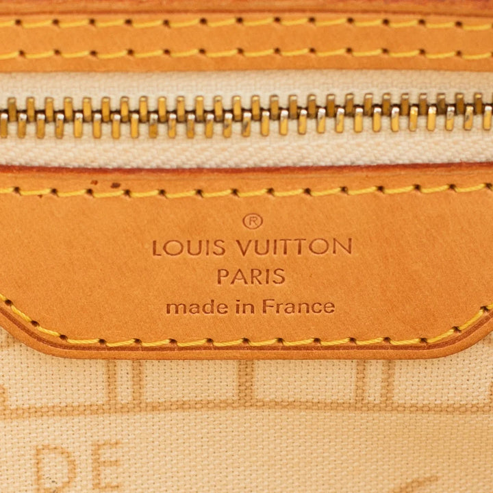 Borsa Neverfull PM in tela damier azzurra
