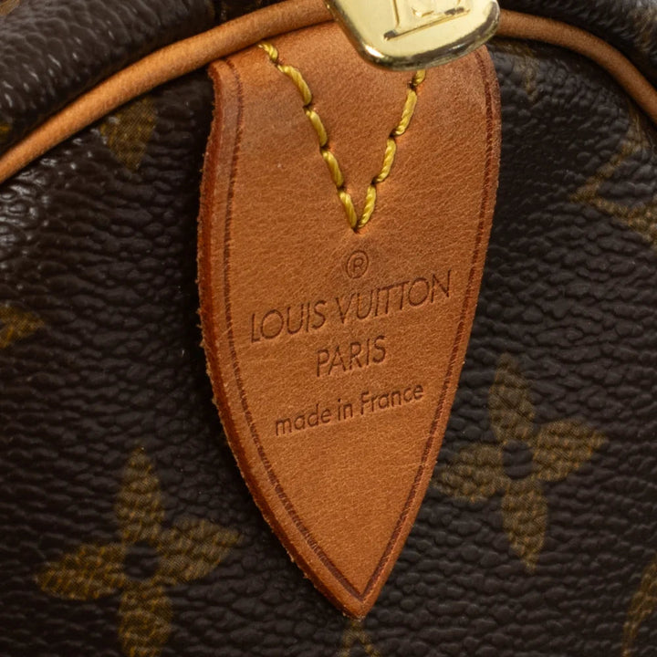 Borsa Keepall 55 Vintage in tela monogram marrone