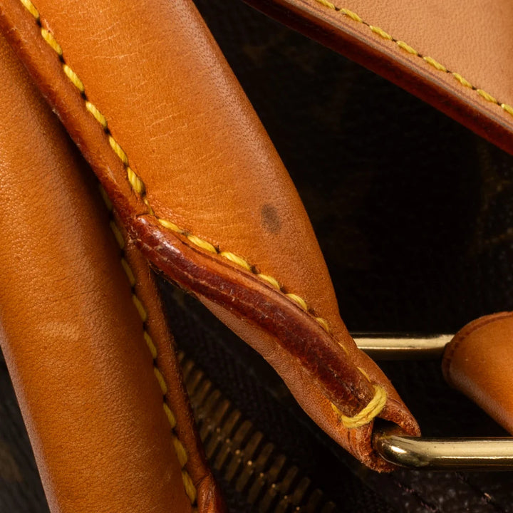 Borsa Keepall 55 Vintage in tela monogram marrone
