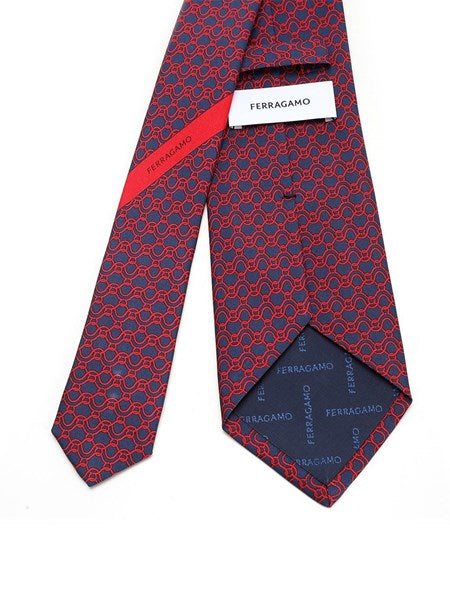 Ferragamo
Cravatta in seta stampa Gancini