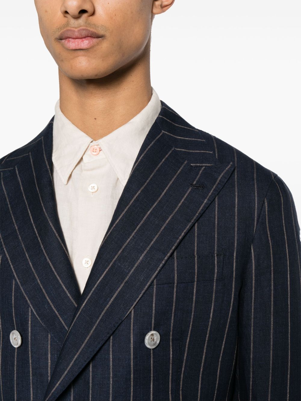 Barba
Blazer doppiopetto gessato