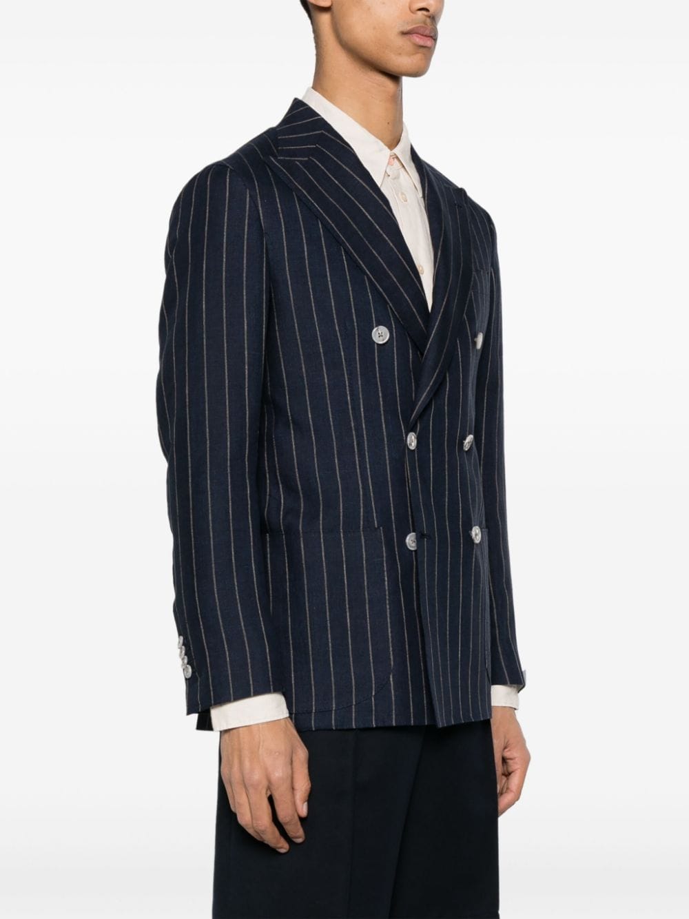 Barba
Blazer doppiopetto gessato
