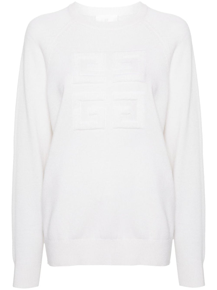 Pullover a maniche lunghe in cachemire.