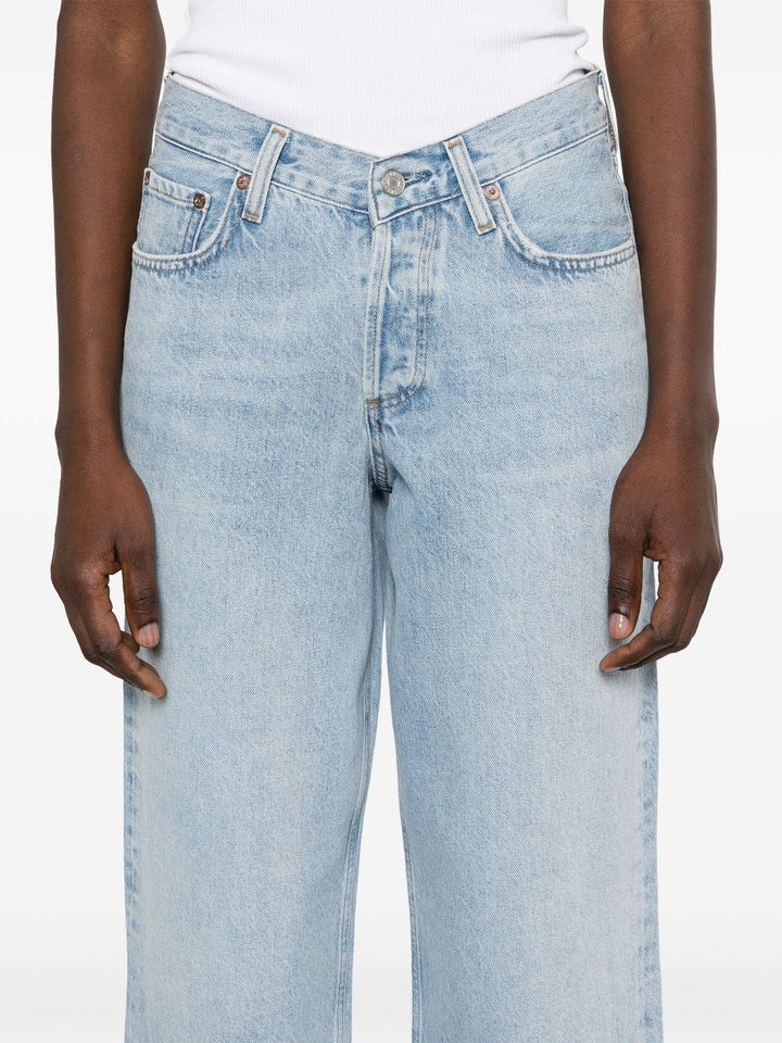 AGOLDE
Jeans con vita a V
