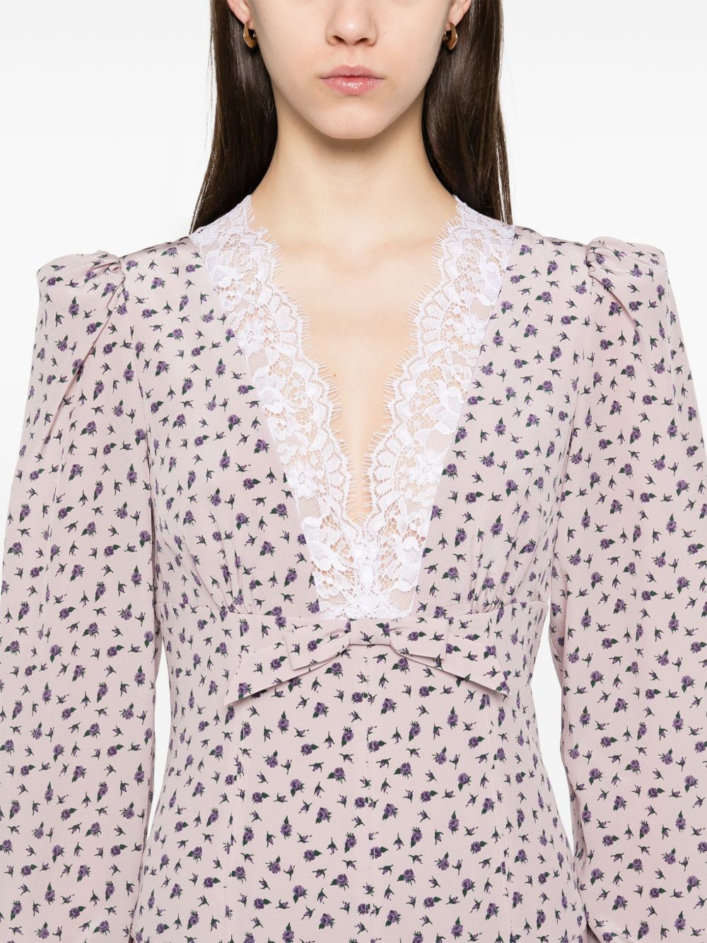 Alessandra Rich
Abito midi con stampa