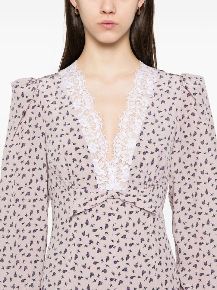 Alessandra Rich
Abito midi con stampa