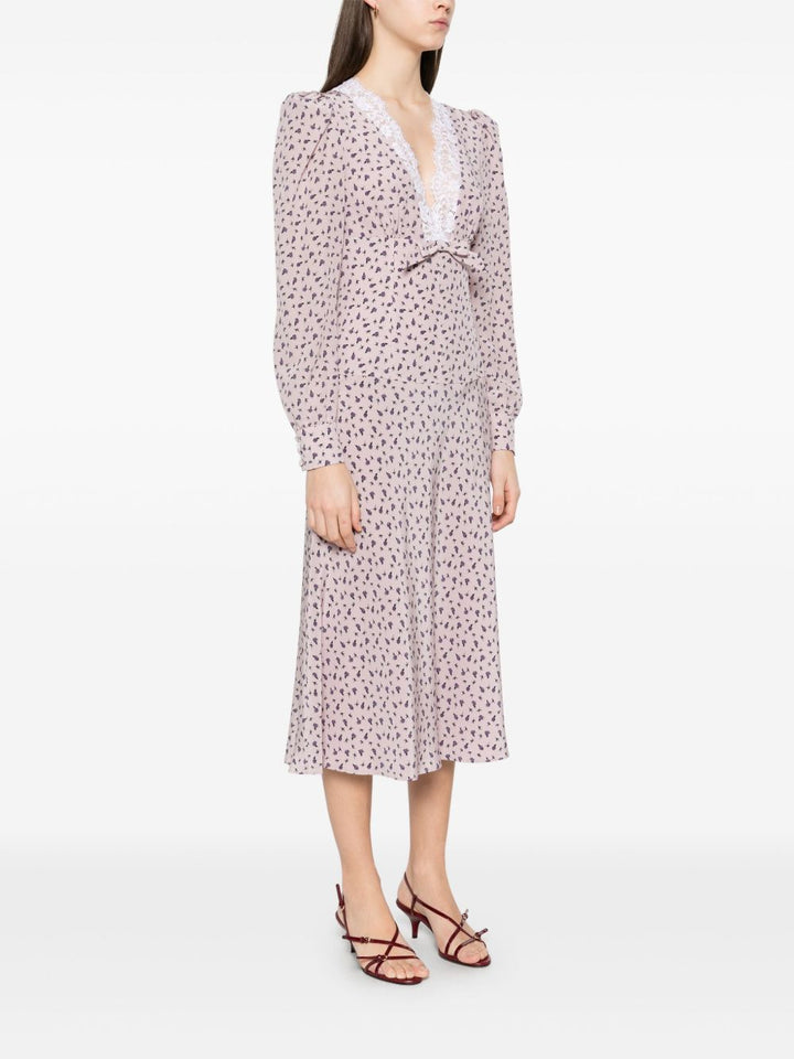 Alessandra Rich
Abito midi con stampa