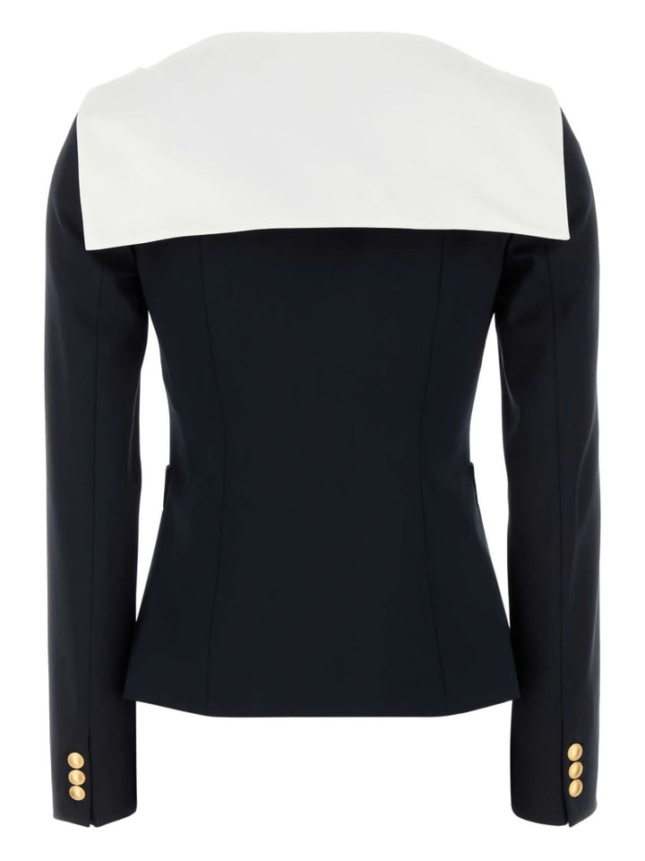 Alessandra Rich
Blazer in lana stretch blu navy
