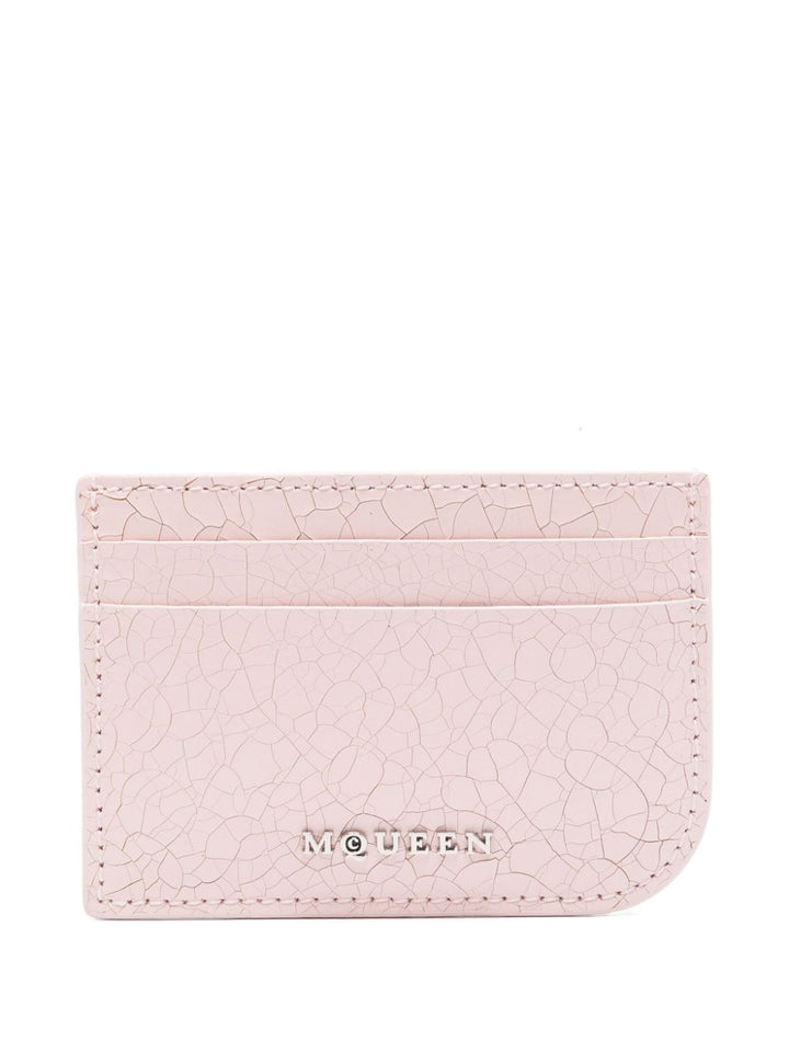 Alexander McQueen
Portacarte con effetto craquelé