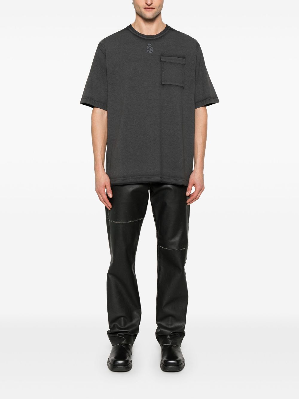 Alexander McQueen
T-shirt con logo ricamato