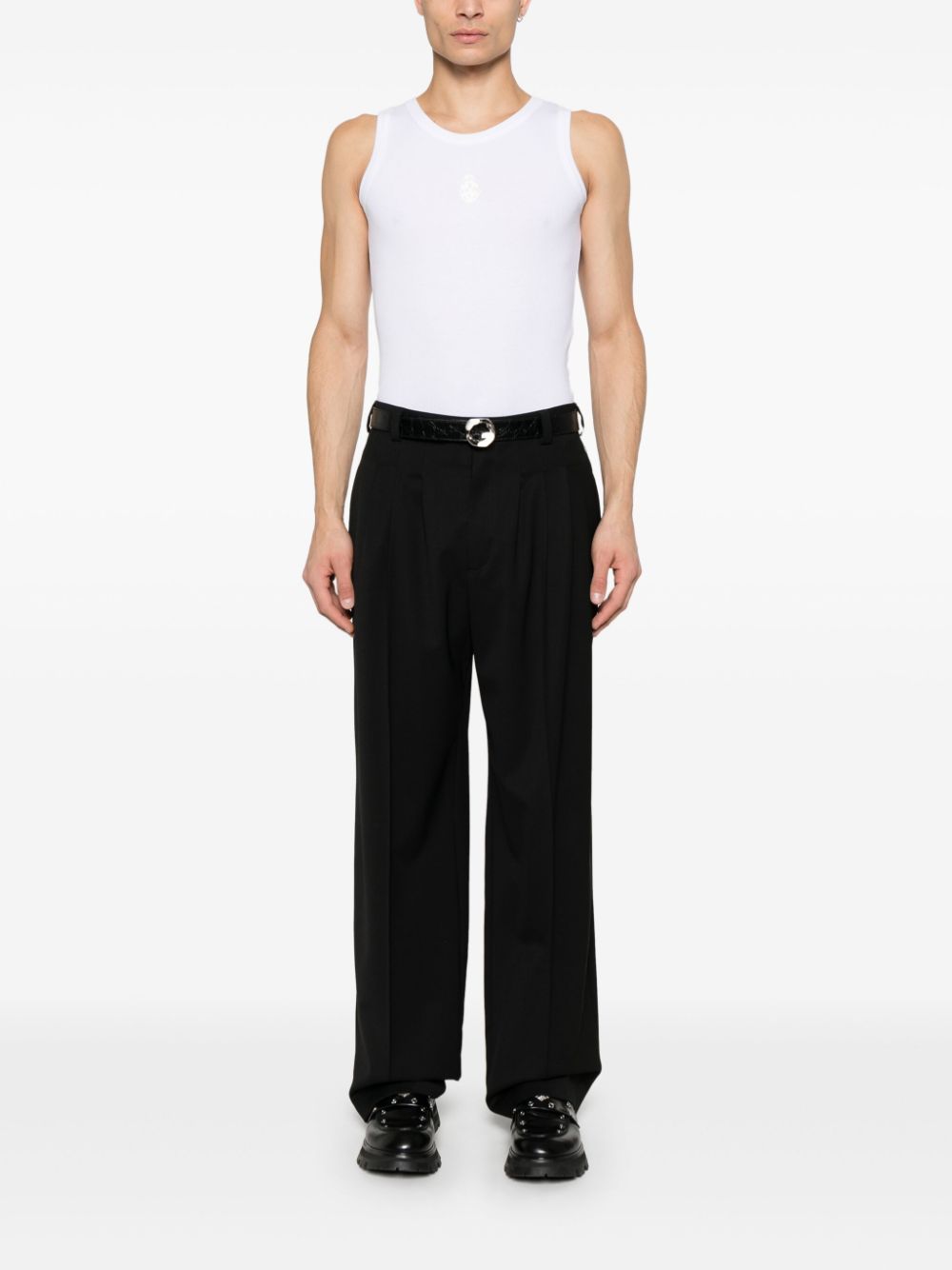 Alexander McQueen
Canotta con ricamo Skull