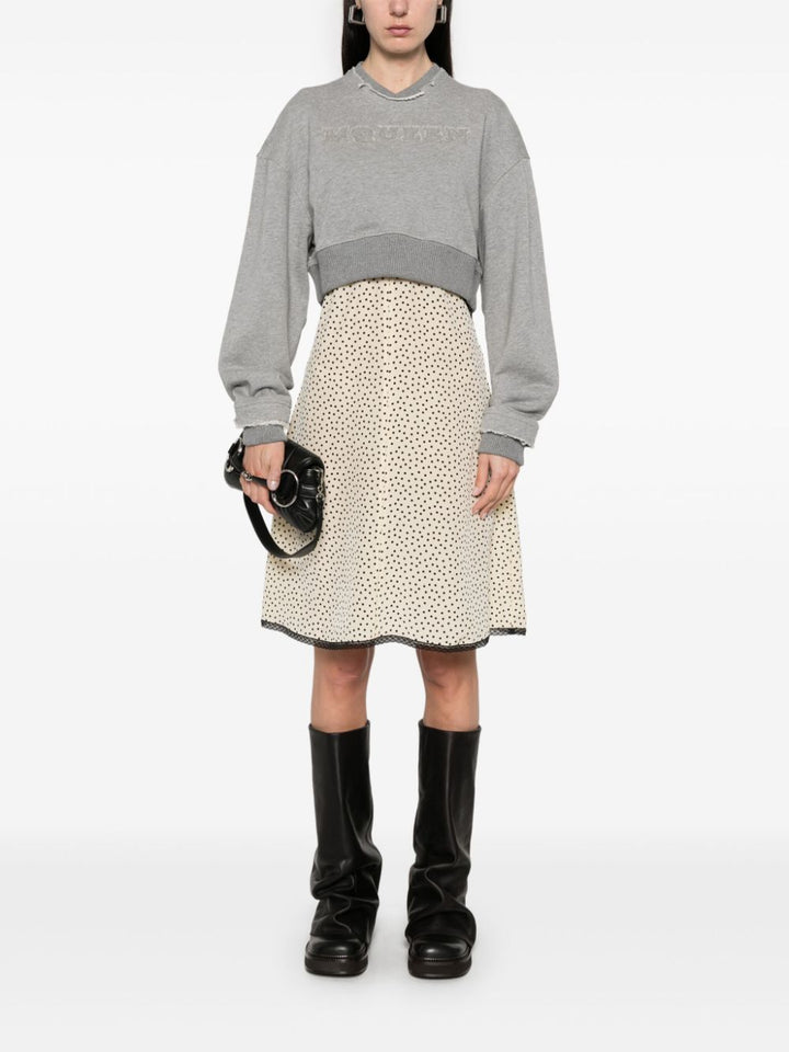 Alexander McQueen
Felpa crop con logo