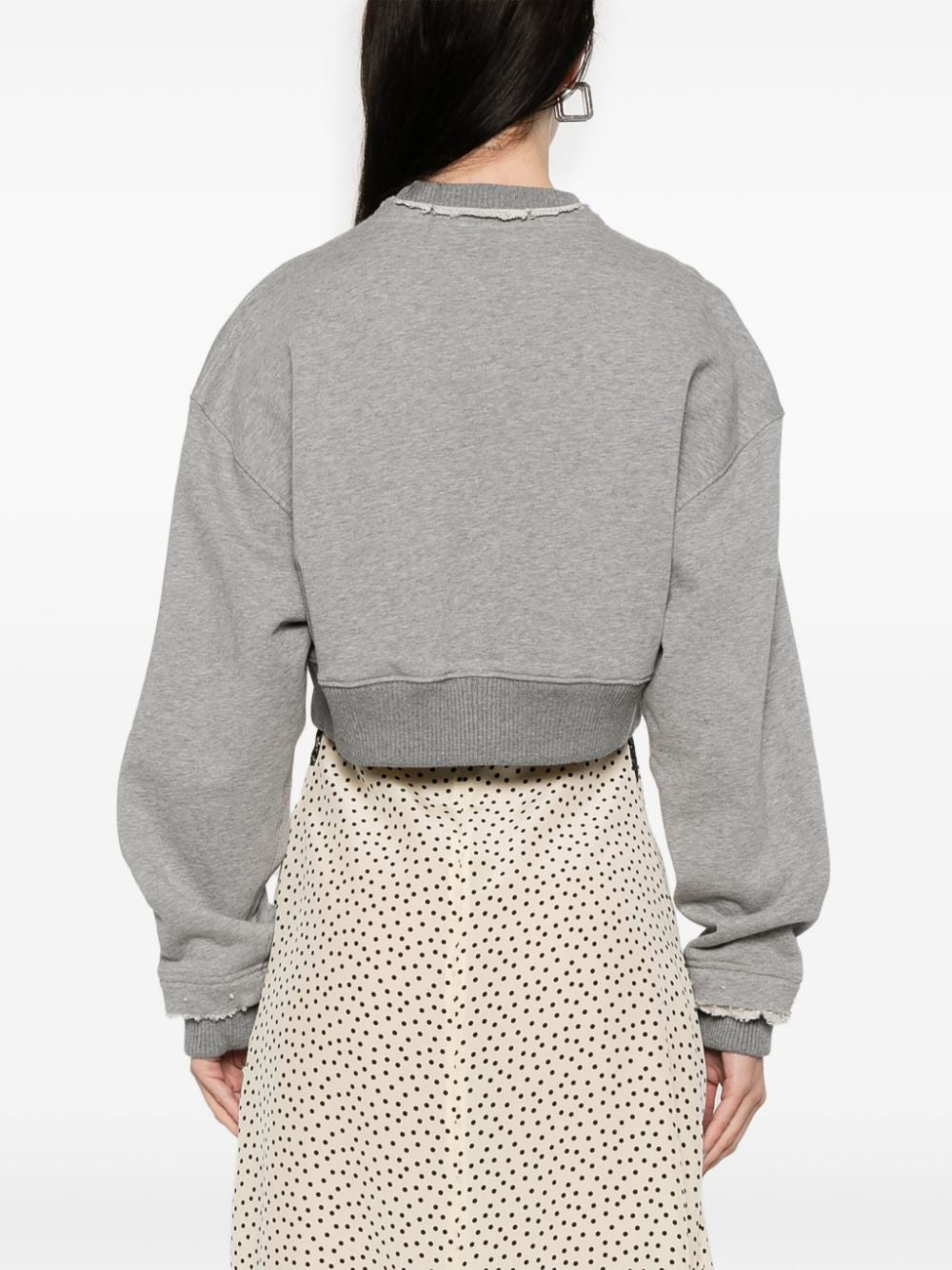 Alexander McQueen
Felpa crop con logo