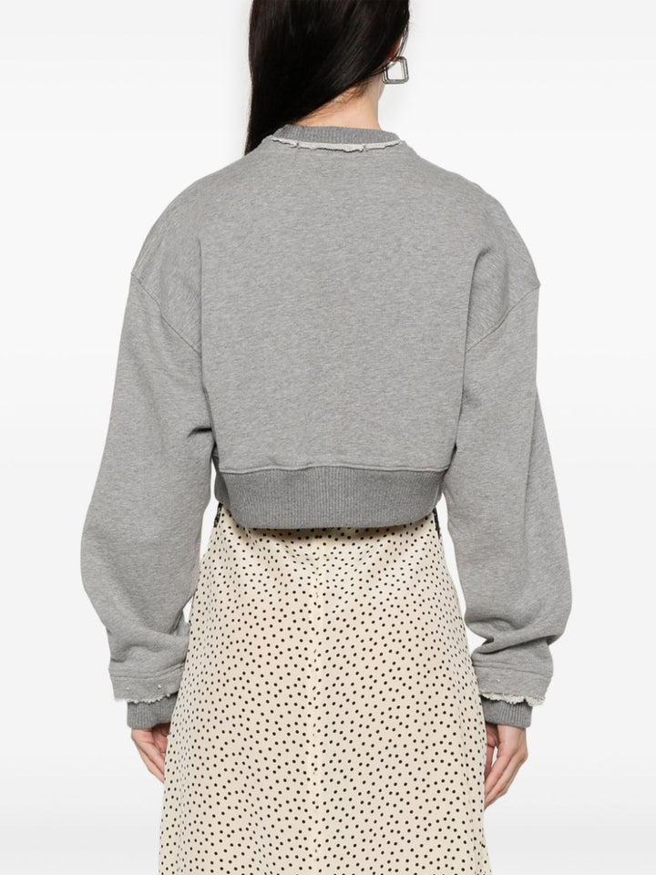 Alexander McQueen
Felpa crop con logo