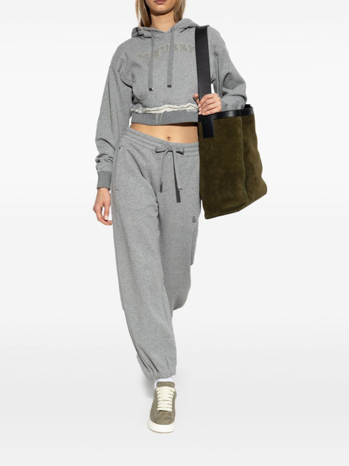 Alexander McQueen
logo-embroidered track pants