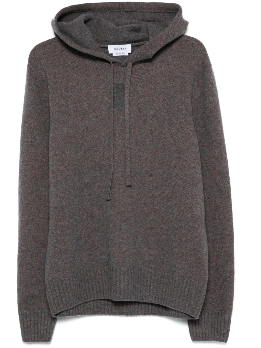Alexander McQueen
Felpa con cappuccio e ricamo Skull