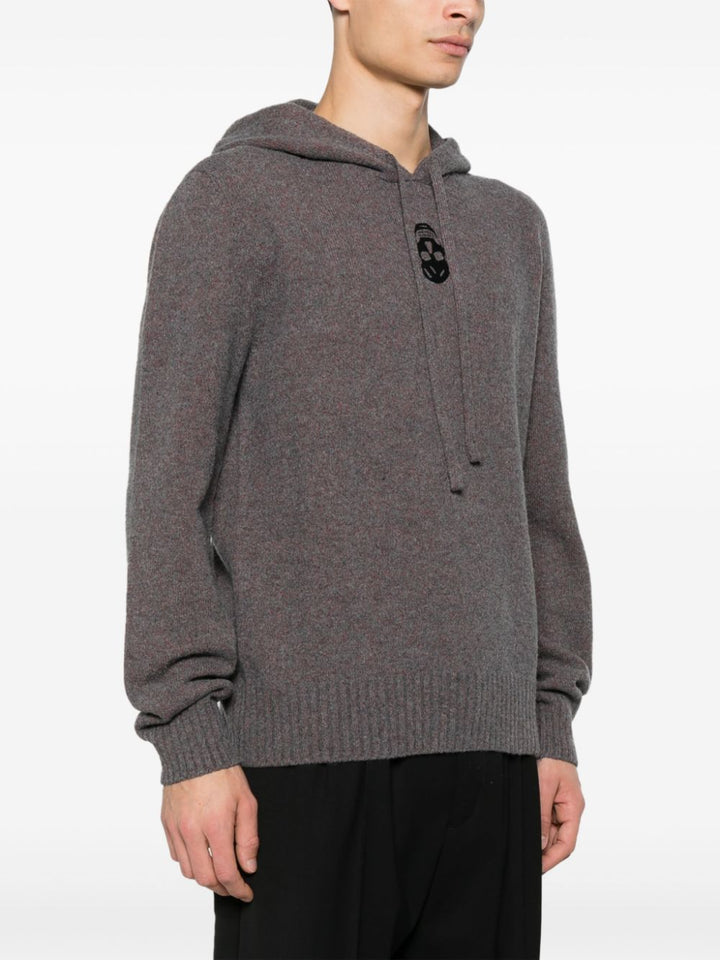 Alexander McQueen
Felpa con cappuccio e ricamo Skull