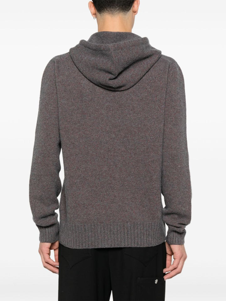 Alexander McQueen
Felpa con cappuccio e ricamo Skull