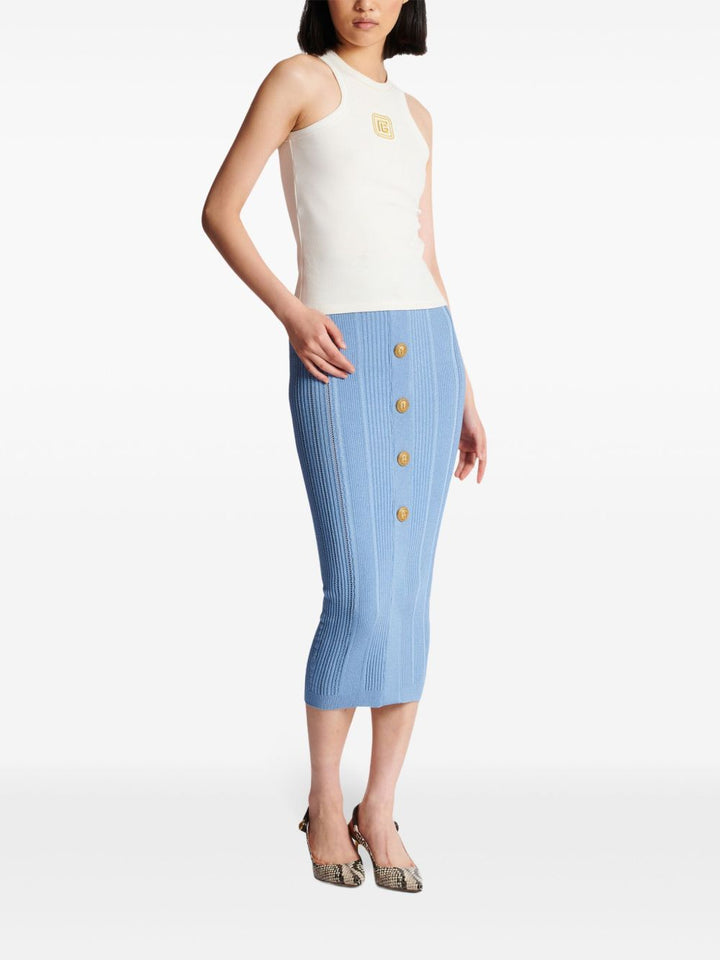 Balmain
Canotta con ricamo PB