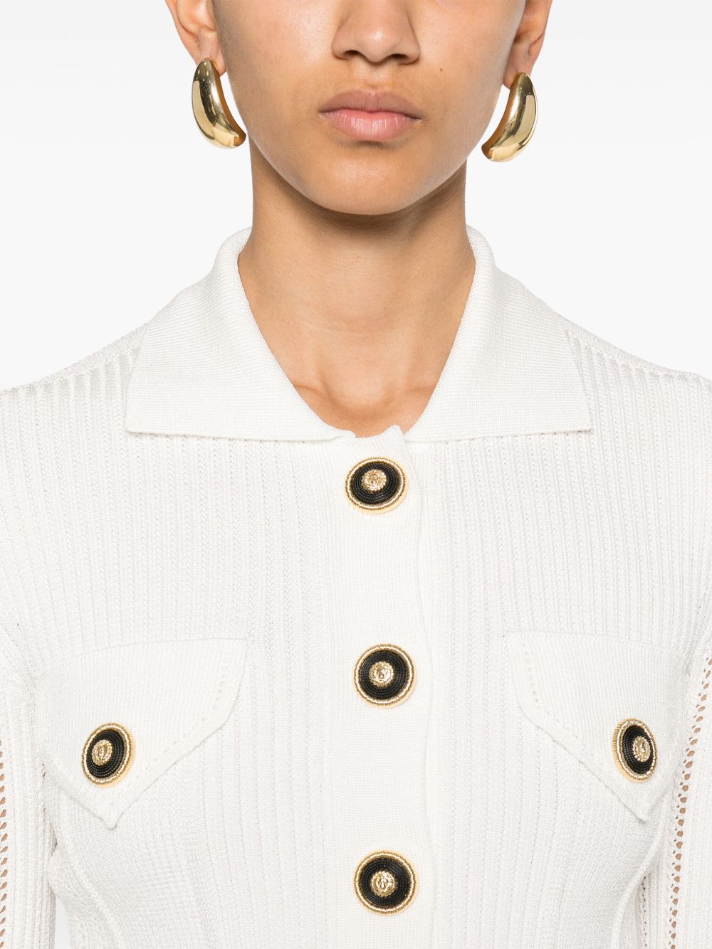 Balmain
Cardigan con dettaglio traforato