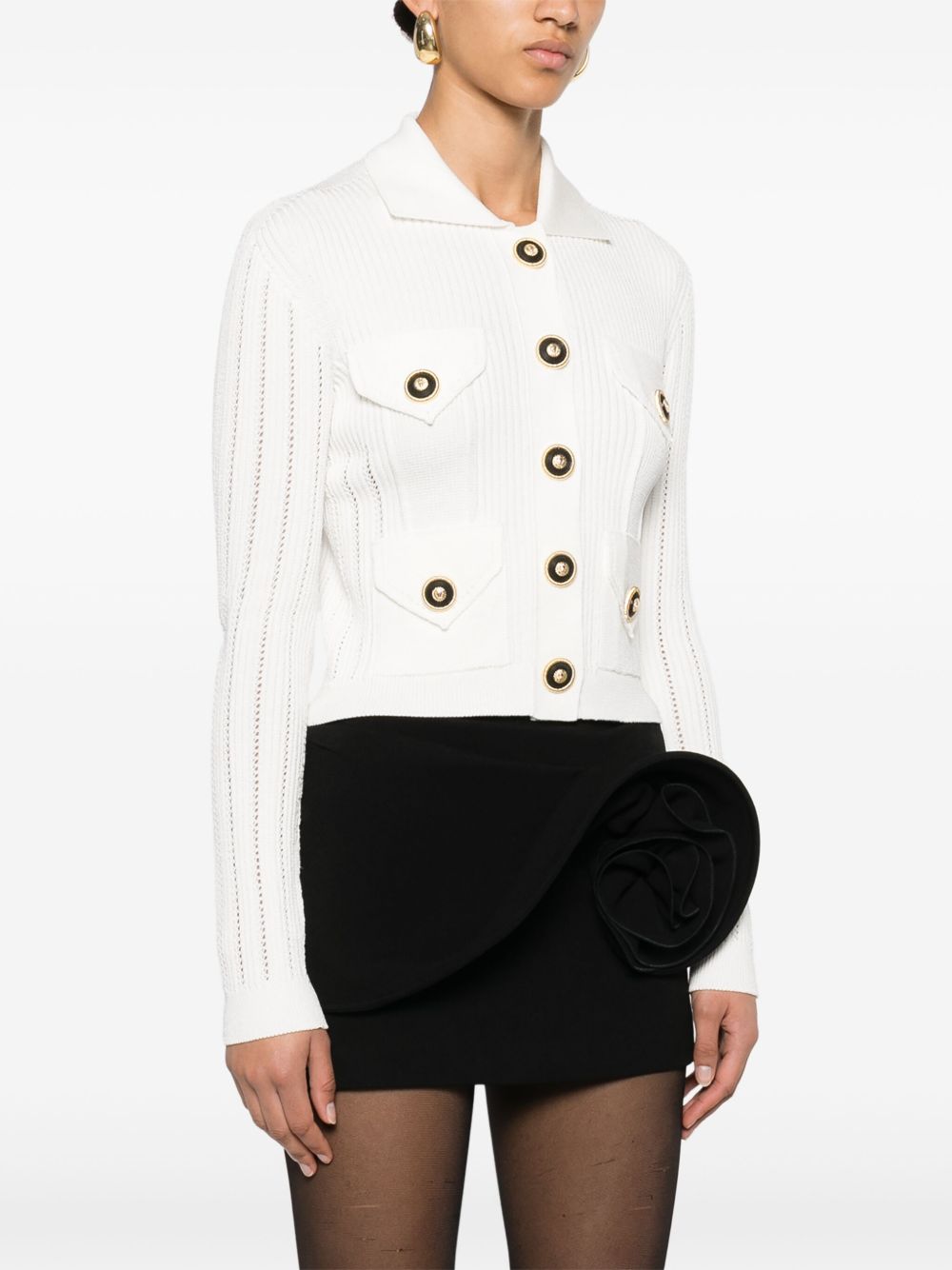 Balmain
Cardigan con dettaglio traforato