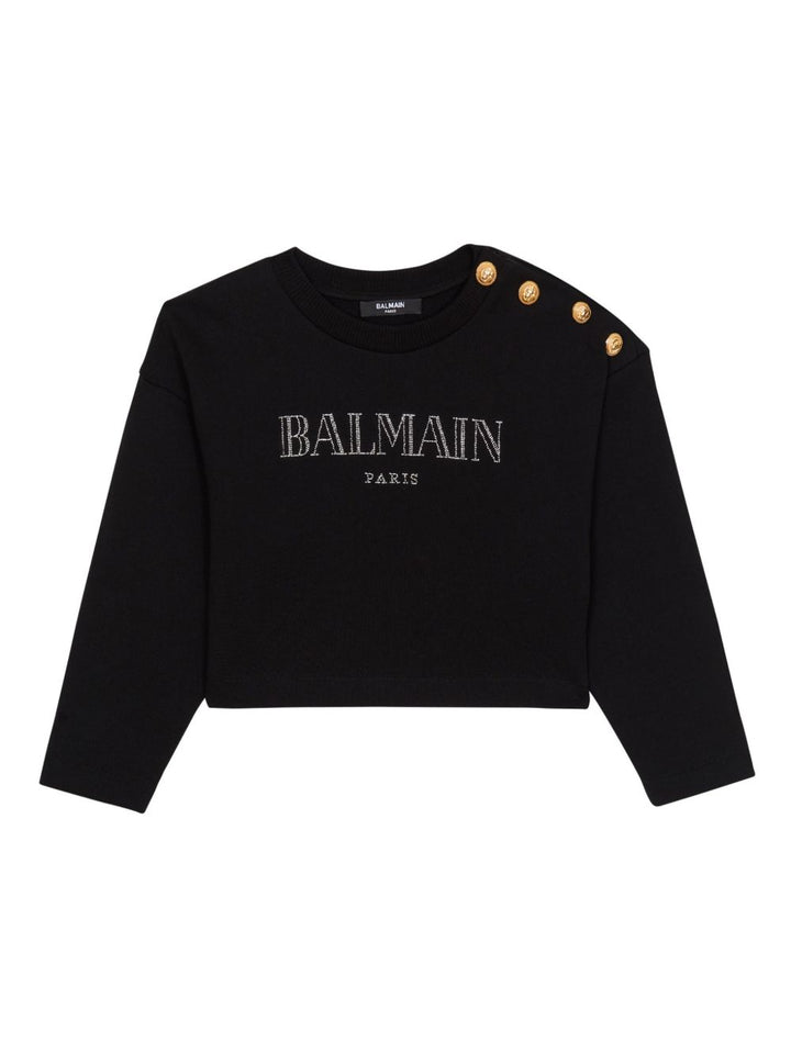 Balmain Kids
Felpa con stampa