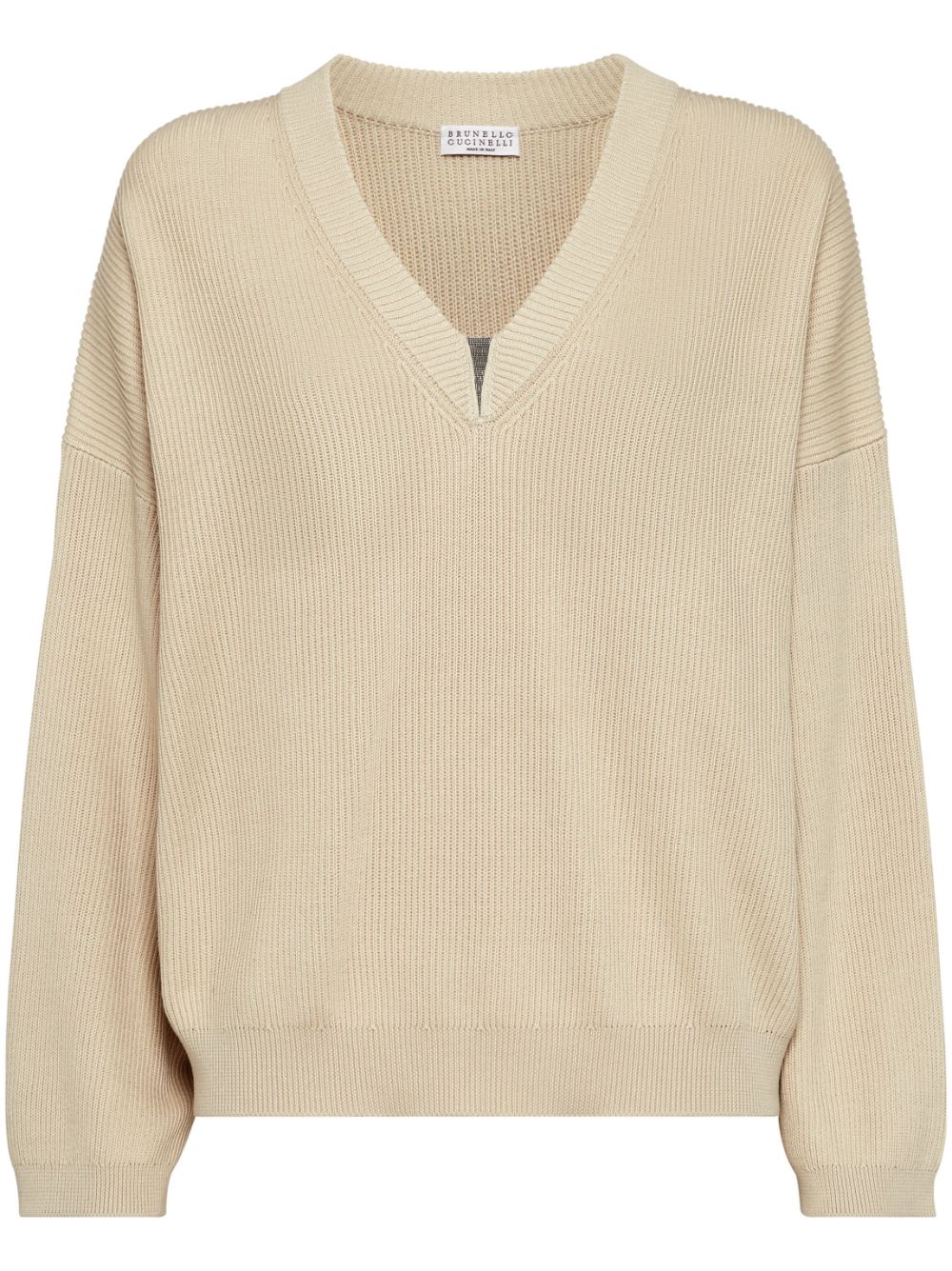 Brunello Cucinelli
Maglione con decorazione Monili