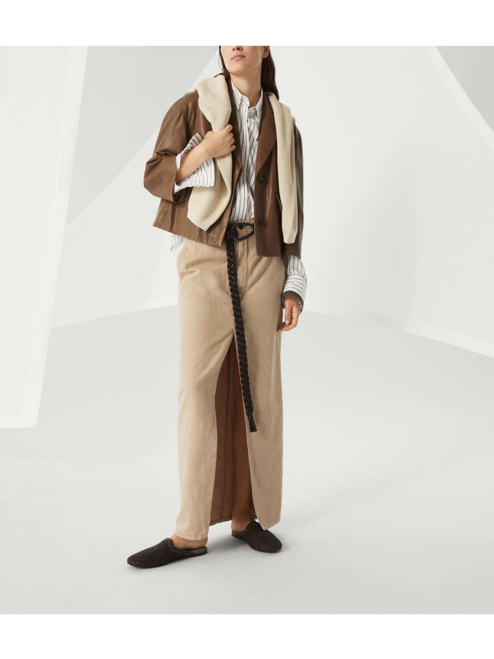 Brunello Cucinelli
Maglione con decorazione Monili