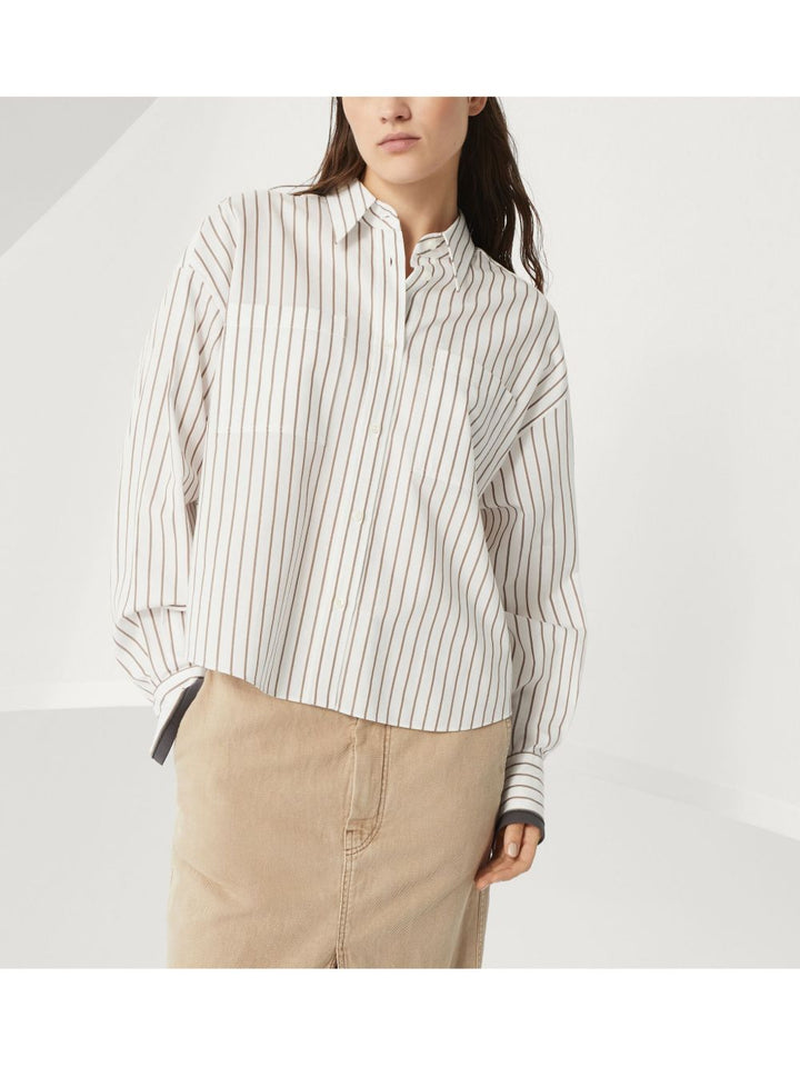 Brunello Cucinelli
Camicia con decorazione Monili
