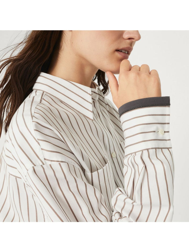 Brunello Cucinelli
Camicia con decorazione Monili