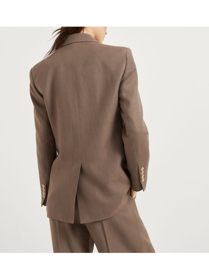 Brunello Cucinelli
Blazer in twill con dettaglio Monili