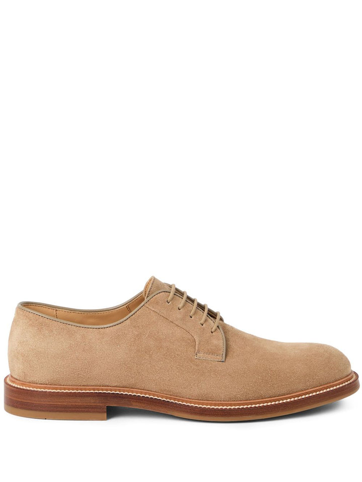 Brunello Cucinelli
Derby in pelle scamosciata