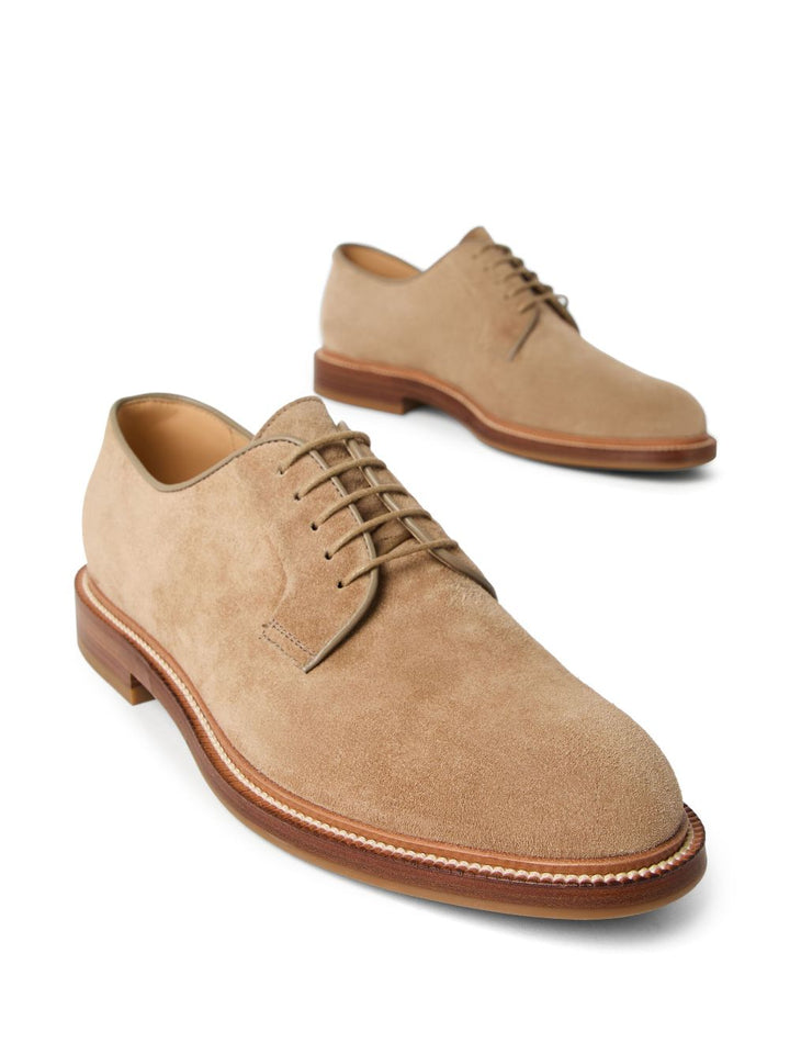 Brunello Cucinelli
Derby in pelle scamosciata
