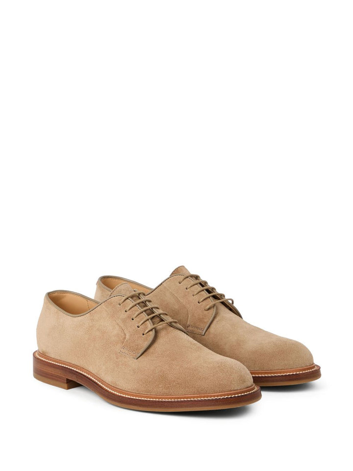 Brunello Cucinelli
Derby in pelle scamosciata