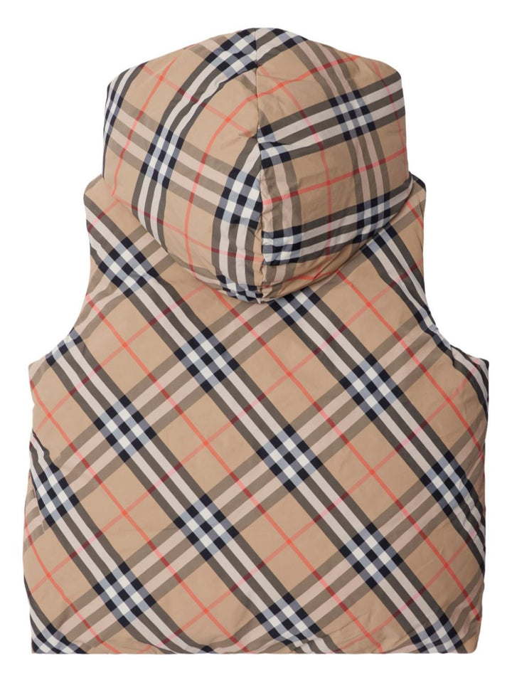 Burberry Kids
Gilet imbottito a quadri